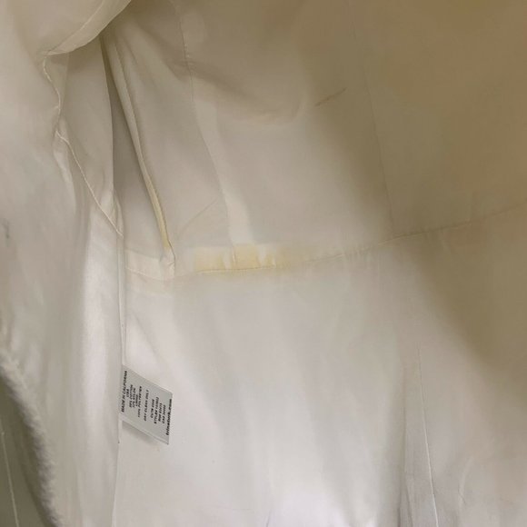 TRINA TURK Sweetheart Strapless Blouse Cream Sz 12 - Picture 4 of 9